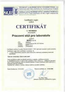 100-066634 Pracovní stůl pro laboratoře 100-066634 Pracovní stůl pro laboratoře