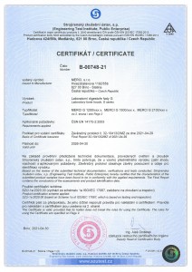 B-00748-21 LABORATORNÍ DIGESTOŘE ŘADY G MERCI G 1200/xxx, MERCI G 1500/xxx, MERCI G 2100/xxx B-00748-21 LABORATORNÍ DIGESTOŘE ŘADY G MERCI G 1200/xxx, MERCI G 1500/xxx, MERCI G 2100/xxx